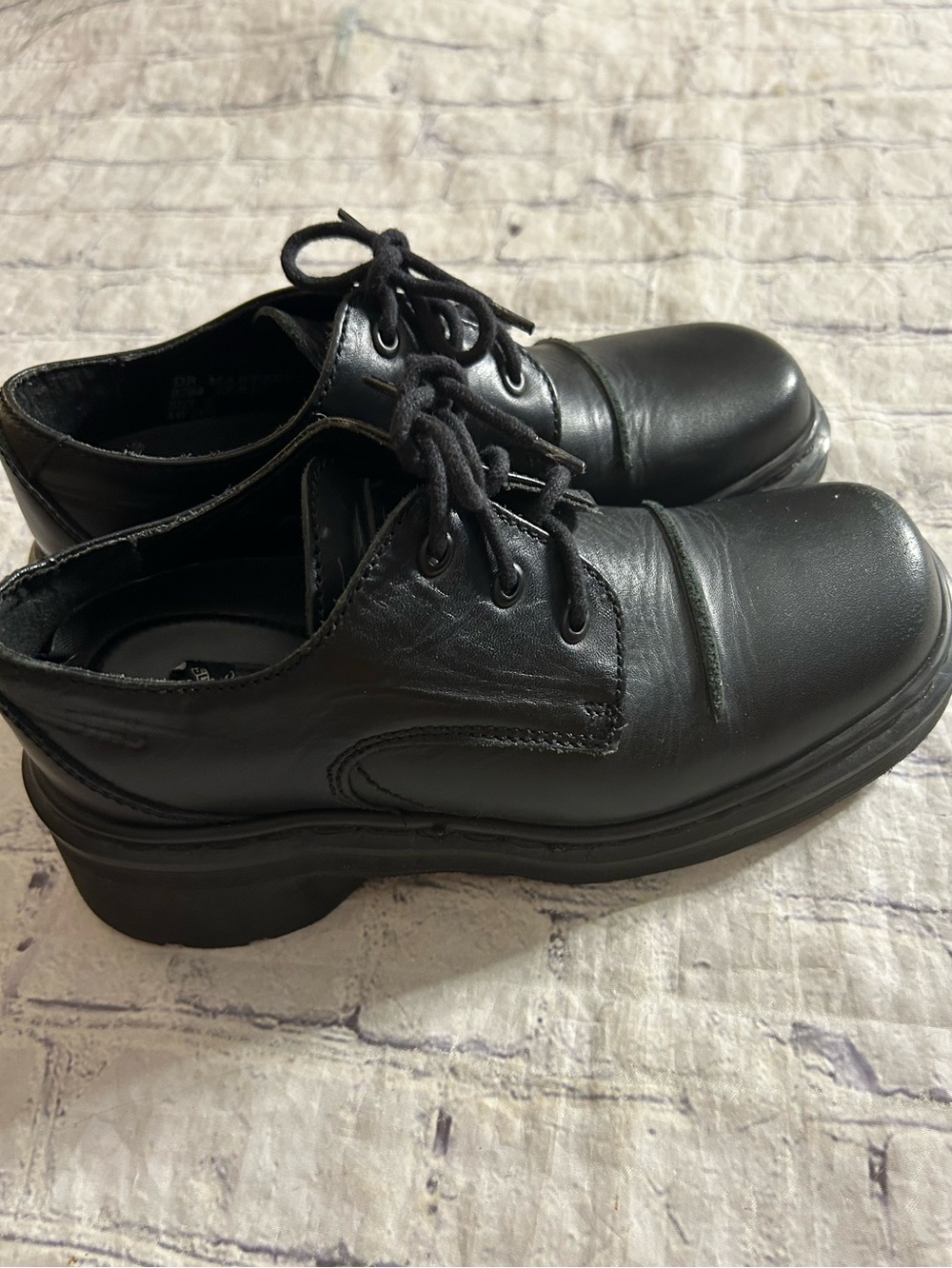 DR.MARTENS 9264 AIR CUSHIONED WOMEN’S BLACK CHUNKY 1990’s SHOES/BOOTS UK5/US6